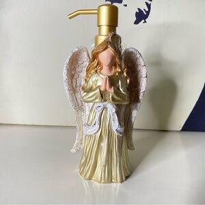 Gold Angel Wing Soap Dispenser